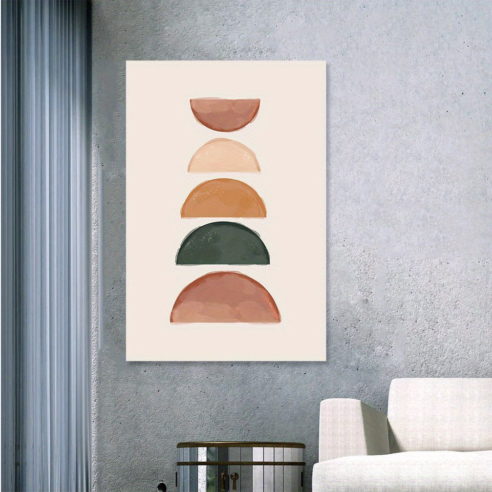 Abstract Sun Wall Art Poster Scene Boho Canvas Wall Art  Picture Painting  Decor Murals Living Room Restaurants Bedroom Bathroom Kitchen Modern Artwork Decorative Paintings Gifts Stretched and Framed Ready to Hang