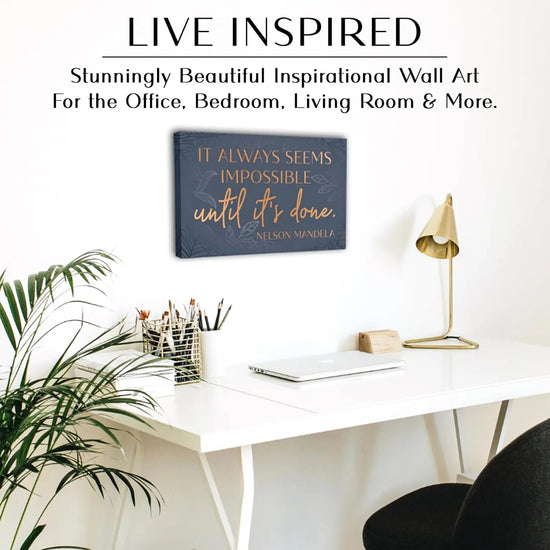 Inspirational Wall Art Canvas Poster for Bedroom, Office, Living Room - Framed Canvas - 10 x 16.5 Inch Motivational Print https://www.amazon.com/dp/B0CG1YQN9L