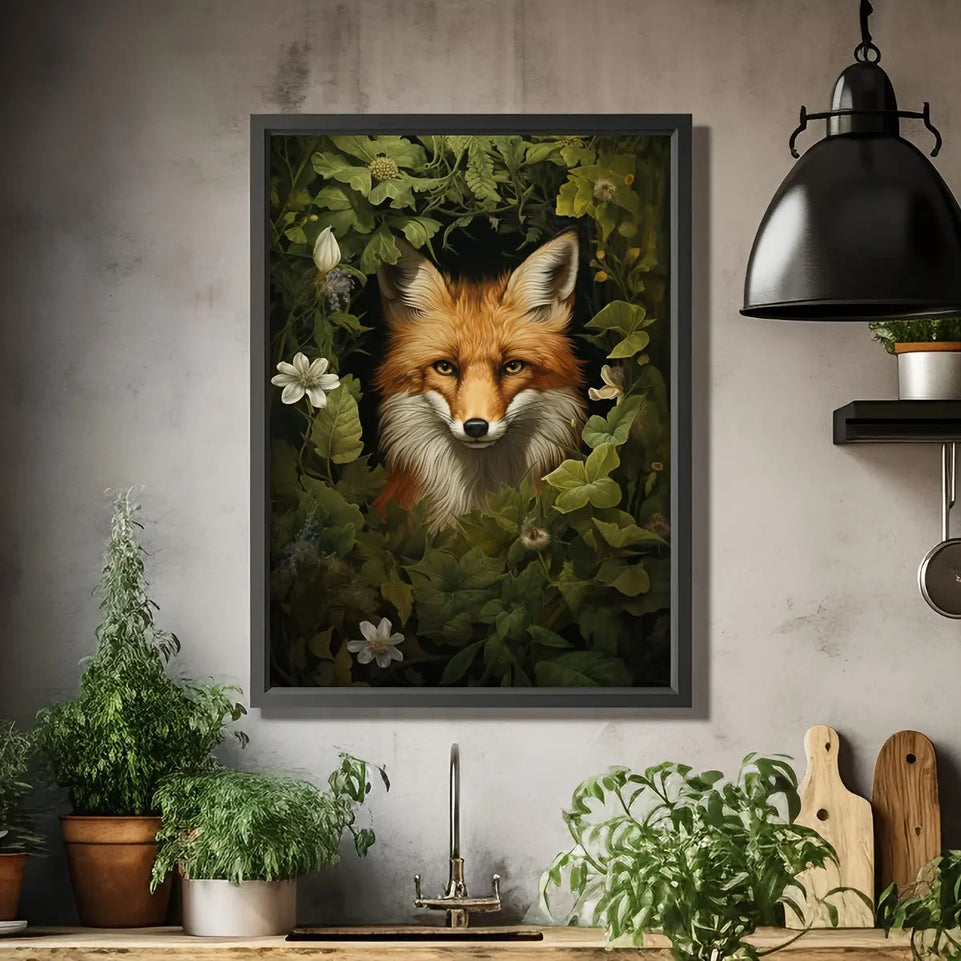 [3pcs Magical Forest Canvas Poster] 3pcs/set Unframed Canvas Poster, Retro Art, Magical Forest Animal Wall Art, Forest Witch Wall Art, Woodland Animal Poster, Ideal Gift For Bedroom Living Room Corridor, Wall Art, Wall Decor, June Wall Art