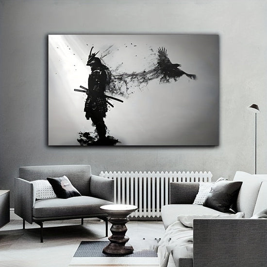 1pc Black And White Japanese Samurai Man Posters And Print, Wall Art Canvas Painting, Artwork For Living Room Cuadros Decor, No Frame https://www.temu.com/search_result.html?search_key=601099517738923
