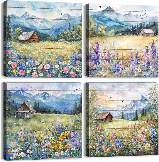 Bathroom Wall Art Beach Decor Ocean Sea Turtle Octopus Canvas Pictures Coastal Room Decor Teal Bathroom Accessories Vintage Whale Seahorse Poster Modern Nautical Painting Bedroom Home Decorations https://www.amazon.com/dp/B07HMJFDK3