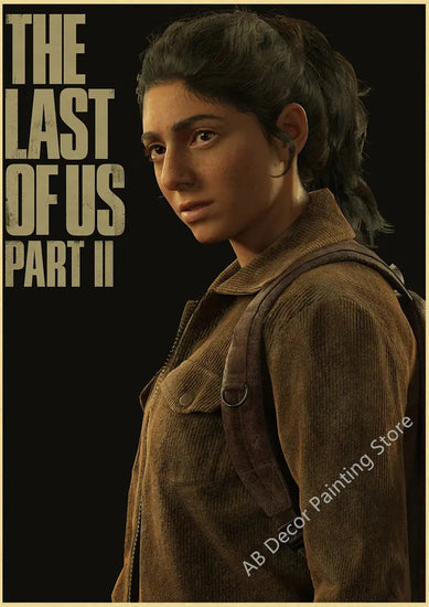 Retro The Last of Us Part 1 2 Poster Kraft Paper Prints Picture DIY Vintage Home Room Bar Cafe Art Wall Decor Aesthetic Painting June Wall Art