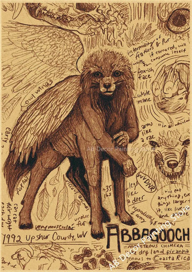 Retro Dragon//Fox/Dog/Wolf/Bird/Bear Posters Prints Nostalgic Animal Natural Study Vintage Home Room Art Wall Decor Painting June Wall Art