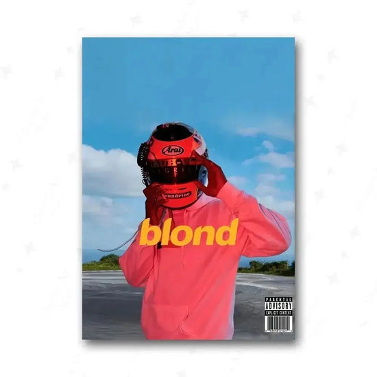 Tyler The Creator Frank Blonde Poster Hip Hop Rapper Singer Star Band Music Cover Wall Art Canvas Painting Cafe Home Room Decor June Wall Art