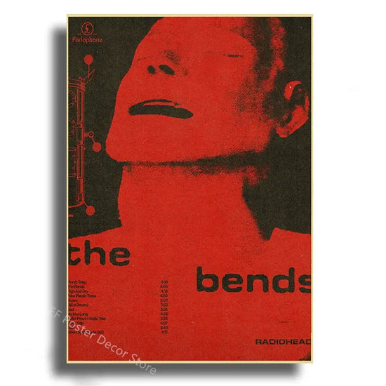 Rock Band Radiohead Music Art Poster Retro Prints Album Posters Vintage Home Room Bar Cafe Decor Aesthetic Picture Wall Painting June Wall Art