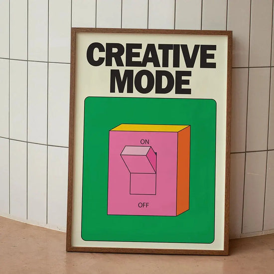 Creative Mode Wall Print Colorful Poster Retro Pink Switch Wall Art Canvas Painting Trendy Room Decor Pictures For Living Room June Wall Art