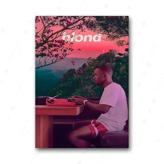 Tyler The Creator Frank Blonde Poster Hip Hop Rapper Singer Star Band Music Cover Wall Art Canvas Painting Cafe Home Room Decor June Wall Art