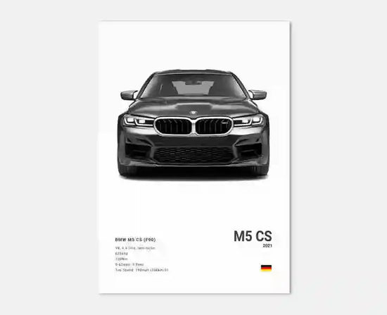 Pop Black And White Poster Wall Art Luxury Supercar F80 M3 M140 GTR HD Oil On Canvas Print Home Living Room Bedroom Decor Gift June Wall Art