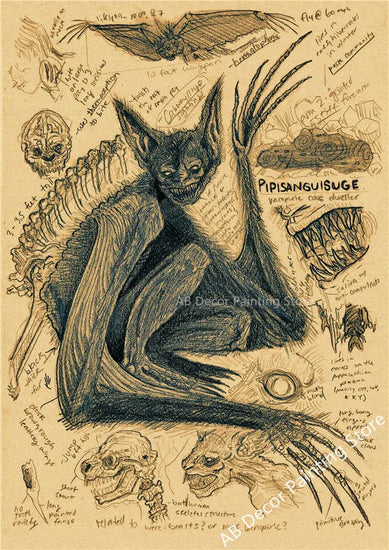 Retro Dragon//Fox/Dog/Wolf/Bird/Bear Posters Prints Nostalgic Animal Natural Study Vintage Home Room Art Wall Decor Painting June Wall Art