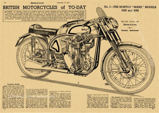 Classic Retro Posters Motorcycle Mechanical Structure Map Weapon Prints Vintage Home Study Room Decor Picture Art Wall Painting June Wall Art
