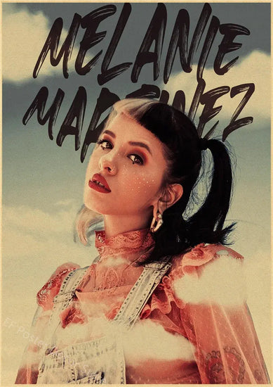 Vintage Singer Poster Retro Music Album Prints Melanie Martinez Pop Home Room Bar Cafe Club Decor Aesthetic Art Wall Painting June Wall Art
