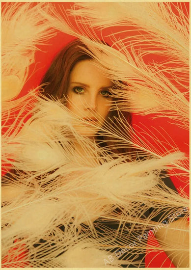 Lizzy Grant Lana Del Rey Posters Retro Kraft Paper Prints Music Album Poster Vintage Home Room Decor Aesthetic Art Wall Painting June Wall Art