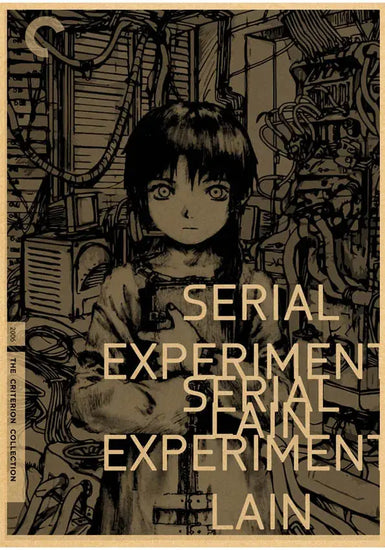 serial experiments lain Poster Anime Wall Art Home Decorative Painting Children's Room Decor Wall Sticker June Wall Art