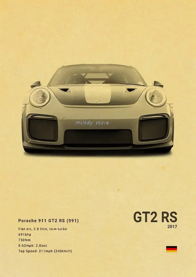Vintage Luxury Performance Classic Car Sports Car Series Kraft Posters For Room Living Art Home Wall Decor Modern Pictures June Wall Art