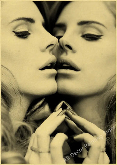 Lizzy Grant Lana Del Rey Posters Retro Kraft Paper Prints Music Album Poster Vintage Home Room Decor Aesthetic Art Wall Painting June Wall Art