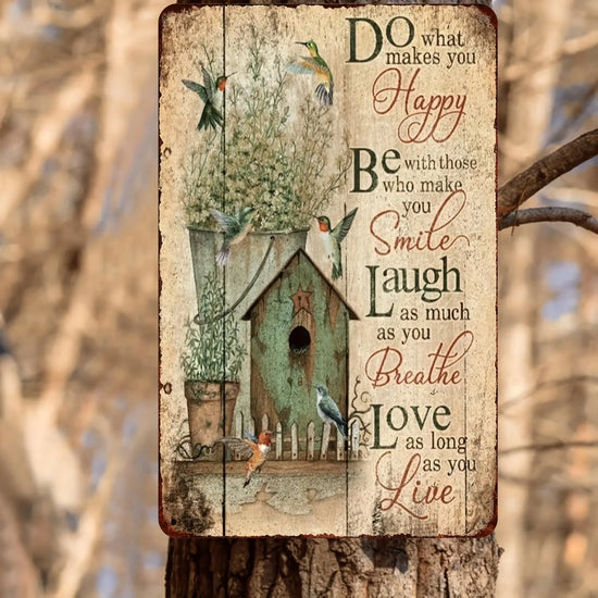1pc, Gather Here With Grateful Hearts Vintage Metal Tin Sign (8 "x12"/20 Cm *30 Cm)Metal Tin Sign Vintage, Metal Tin Sign For Room, Signs Funny Vintage Outside, Aluminum Signs For Outdoors, Signs For Home Decor, Bar Home Deco June Wall Art