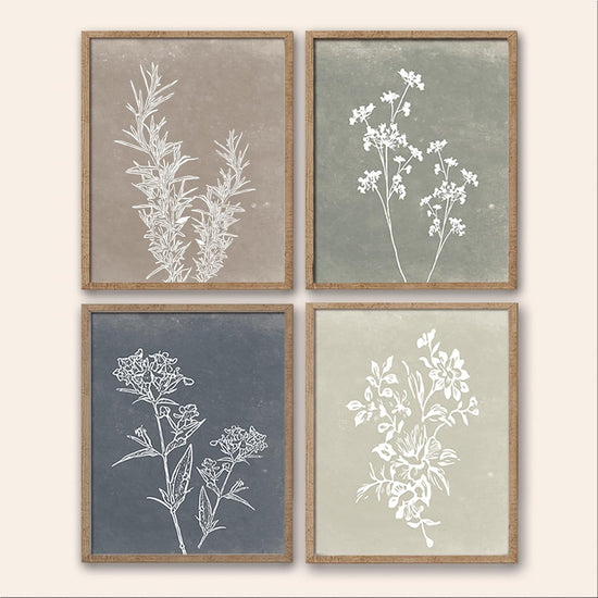 Framed Boho Wall Art Set of 4 for Wooded Minimalist Botanical Print Wall Art for Rustic Vintage Farmhouse Home Kitchen Wall Decor (Brown, 11x14) https://www.amazon.com/dp/B0BS9RNJDX