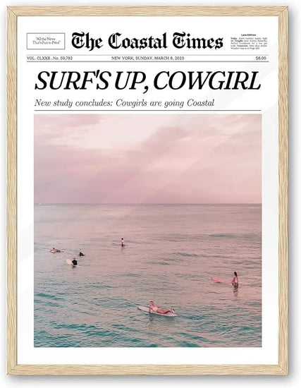 iHery Framed Trendy NewsPaper Wall Art,12x16in Canvas Wall Art,Beige Oak Wood Frame,Retro Vintage New York Magazine Headline News,Woman Searches For Where Men Get The Audacity,Bedroom Décor 1Pack https://www.amazon.com/dp/B0CH4DTS4L